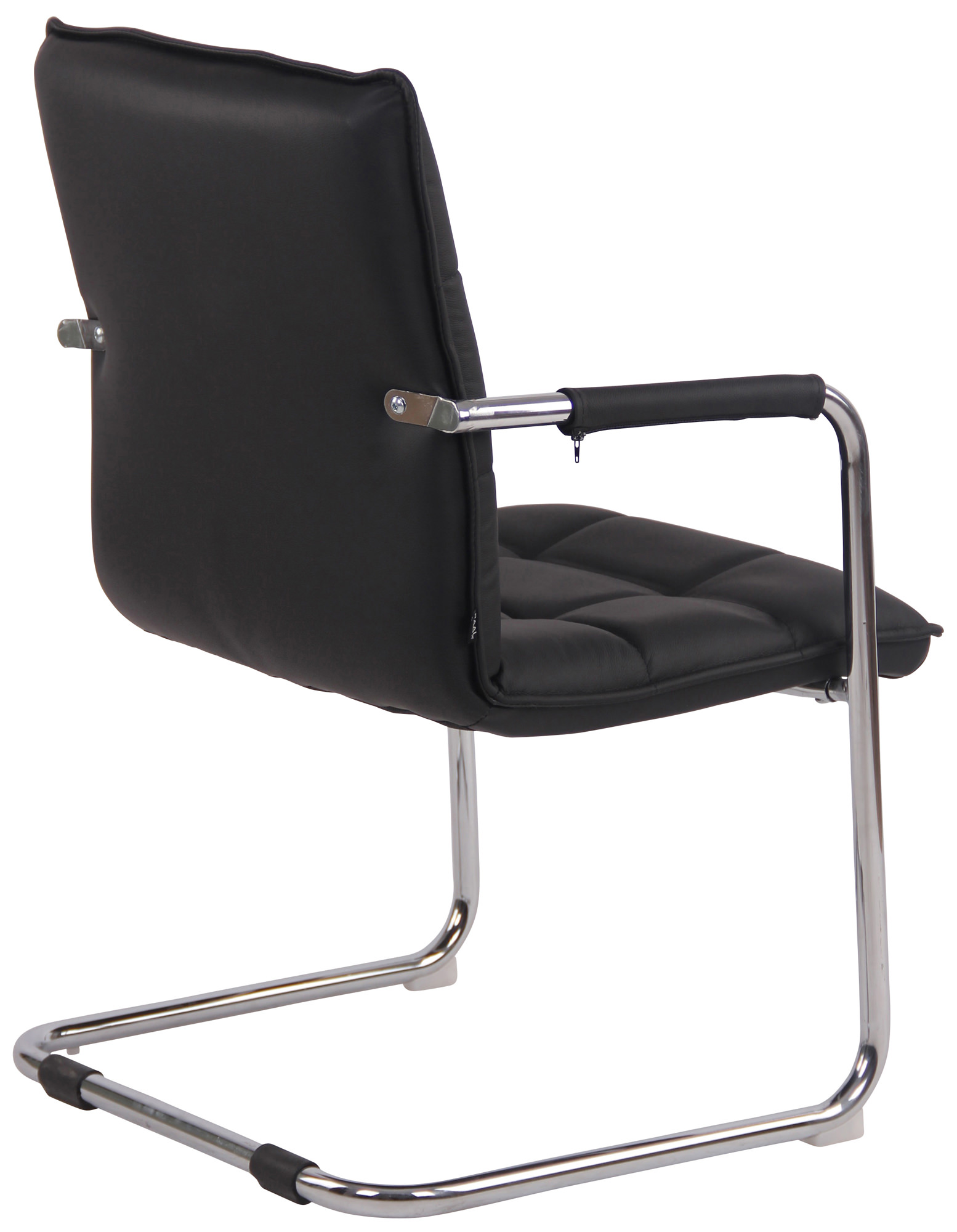 Chaise Cantilever Gandia en Véritable Cuir