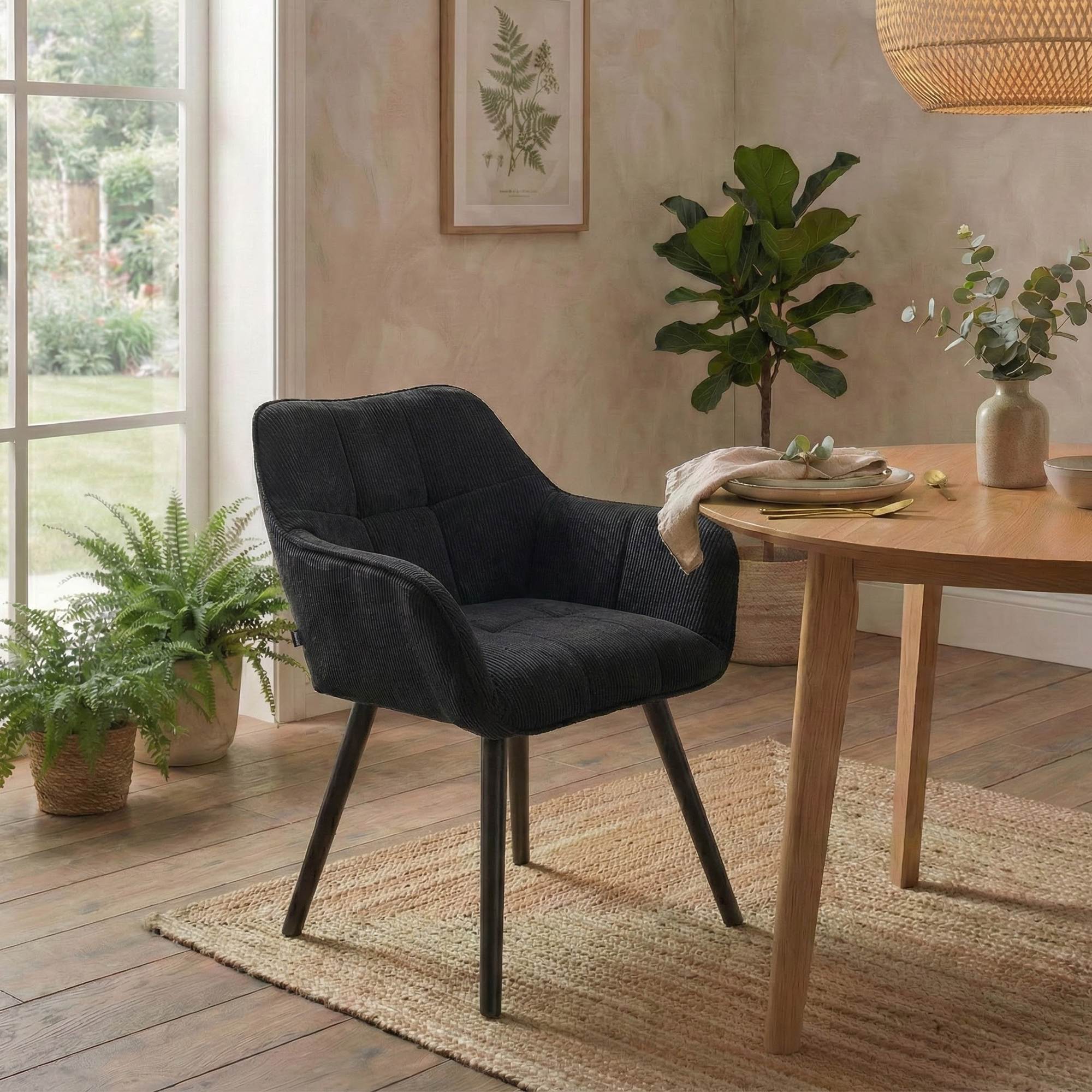 Chaise de salle à manger Vienna Cord