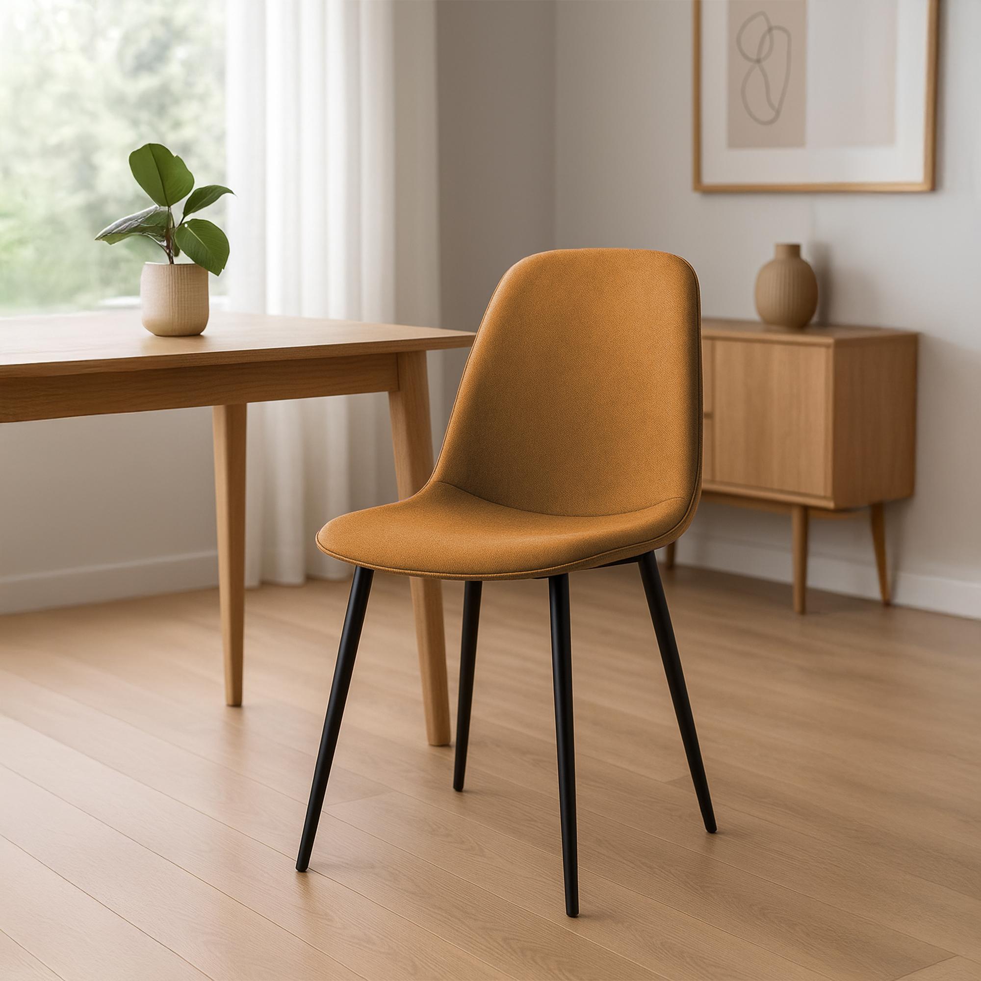 Ensemble de 4 chaises de salle à manger Maryam