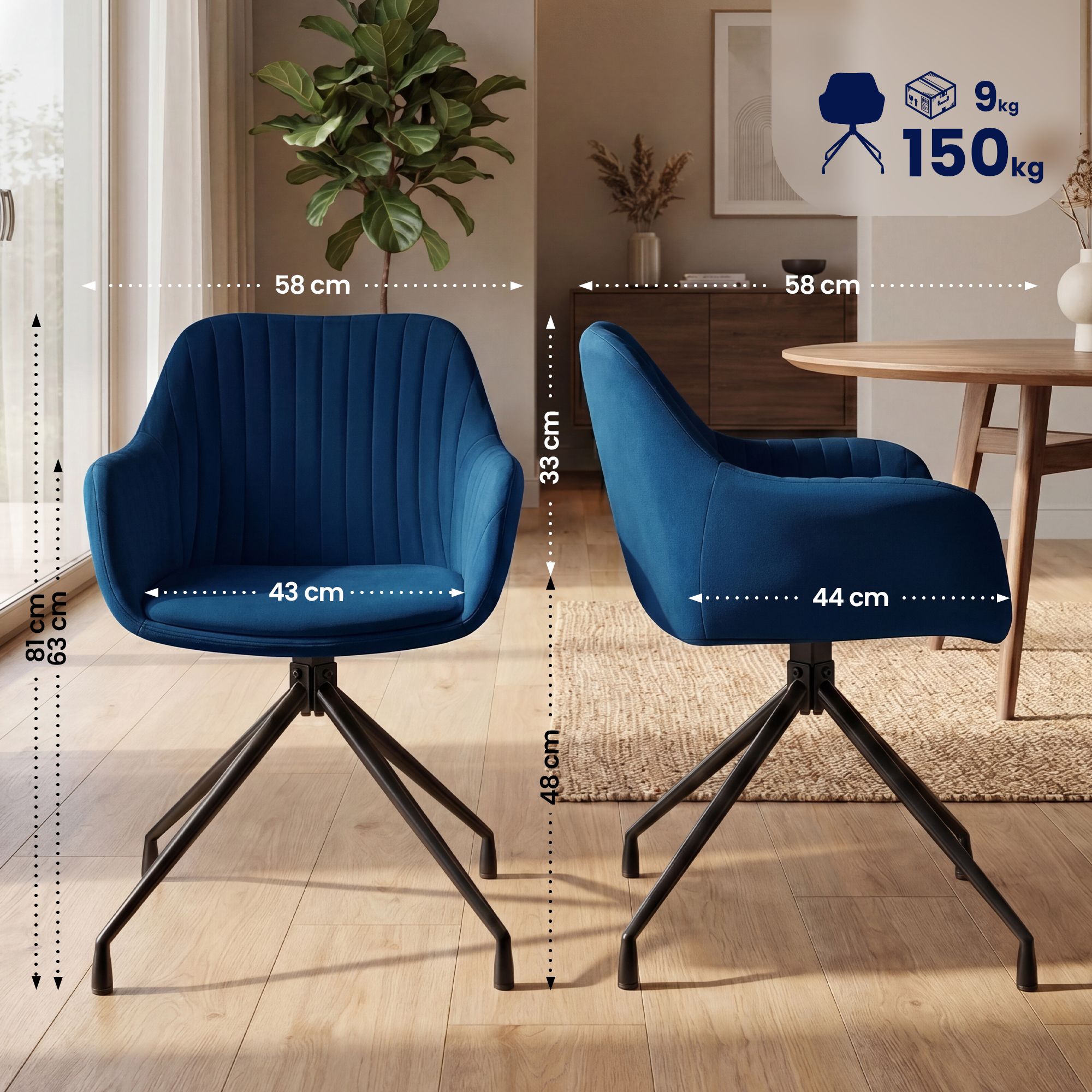 Chaise de salle a manger Welby