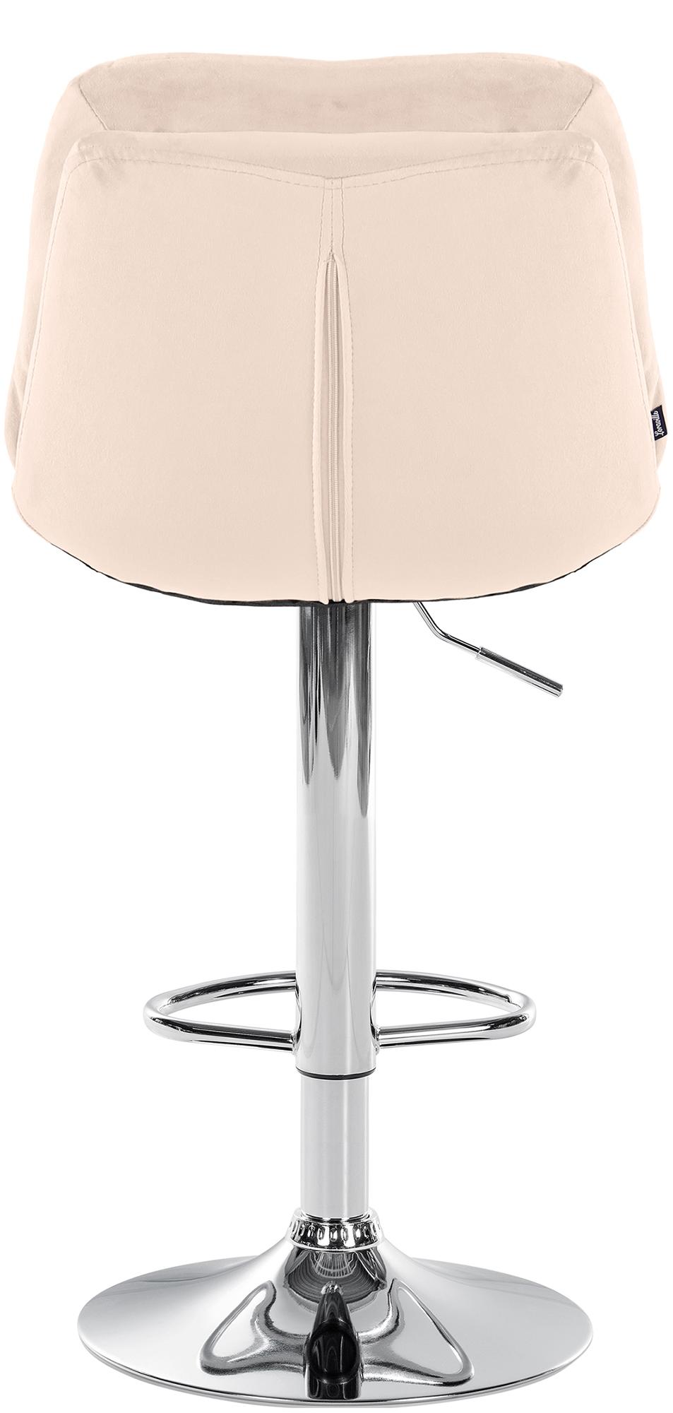 Tabouret de bar Laurel velours