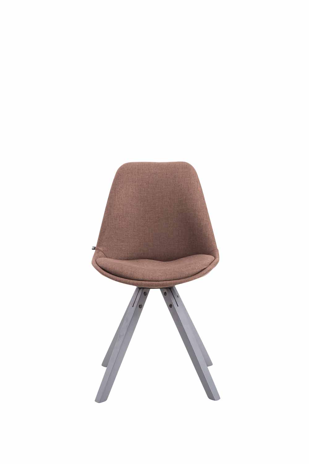 Chaise Toulouse tissu piétement en forme carrée