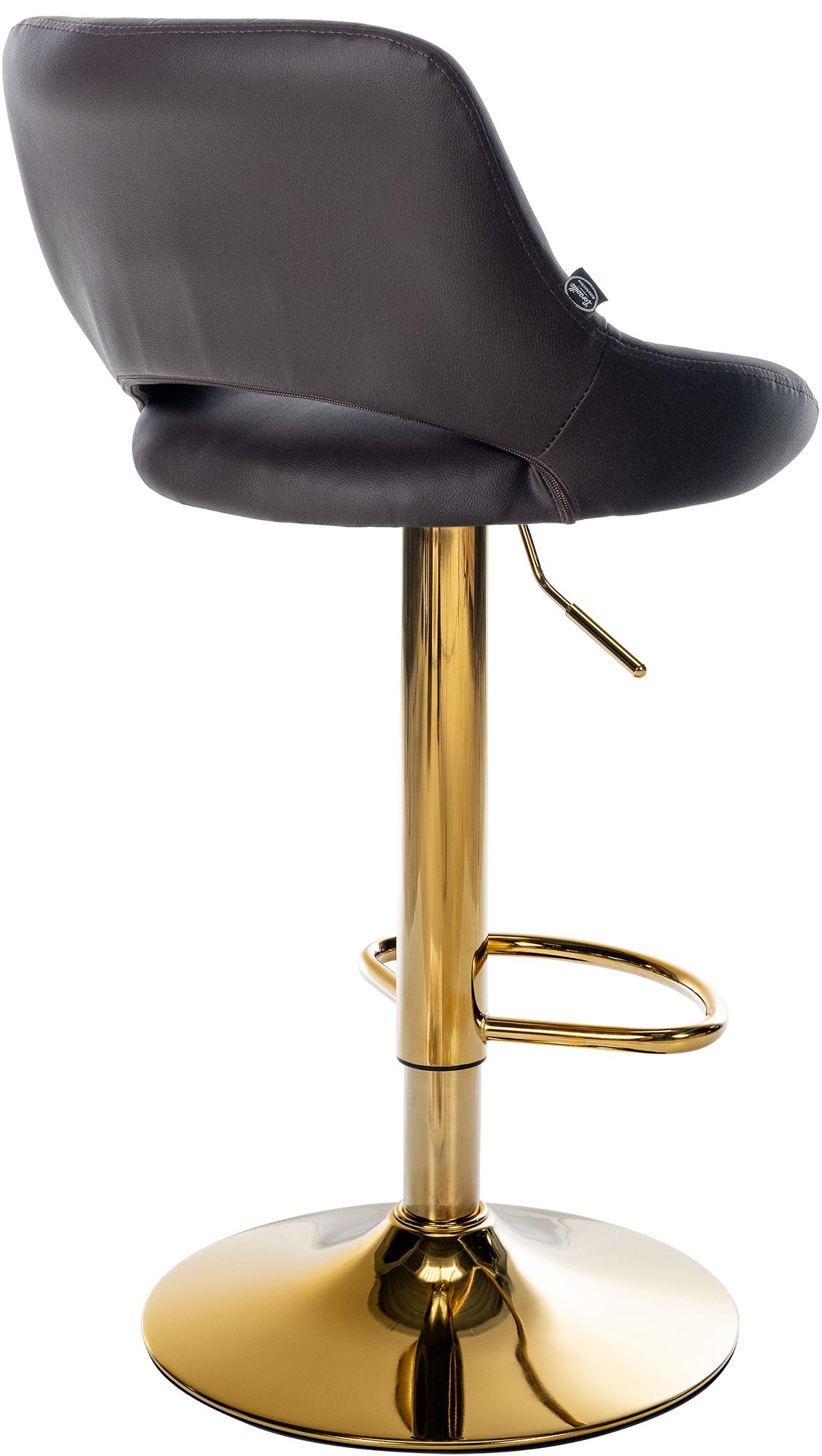 Tabouret de bar Milet en similicuir
