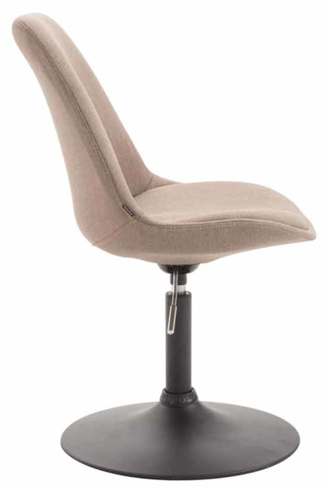 Lot de 4 Chaises de salle à manger Maverick tissu avec pied trompette