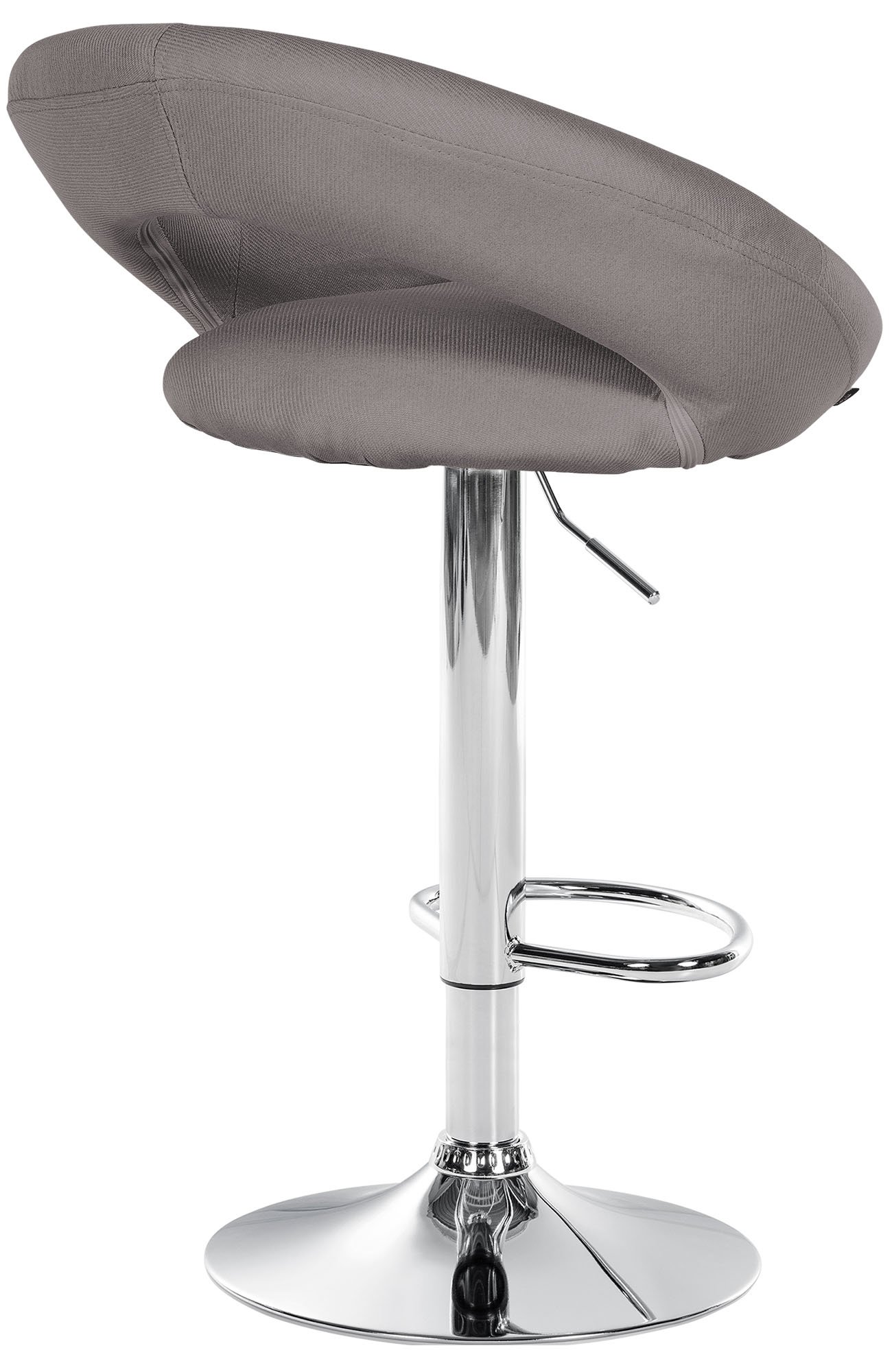 Lot de 2 tabourets de bar Olinda tissu
