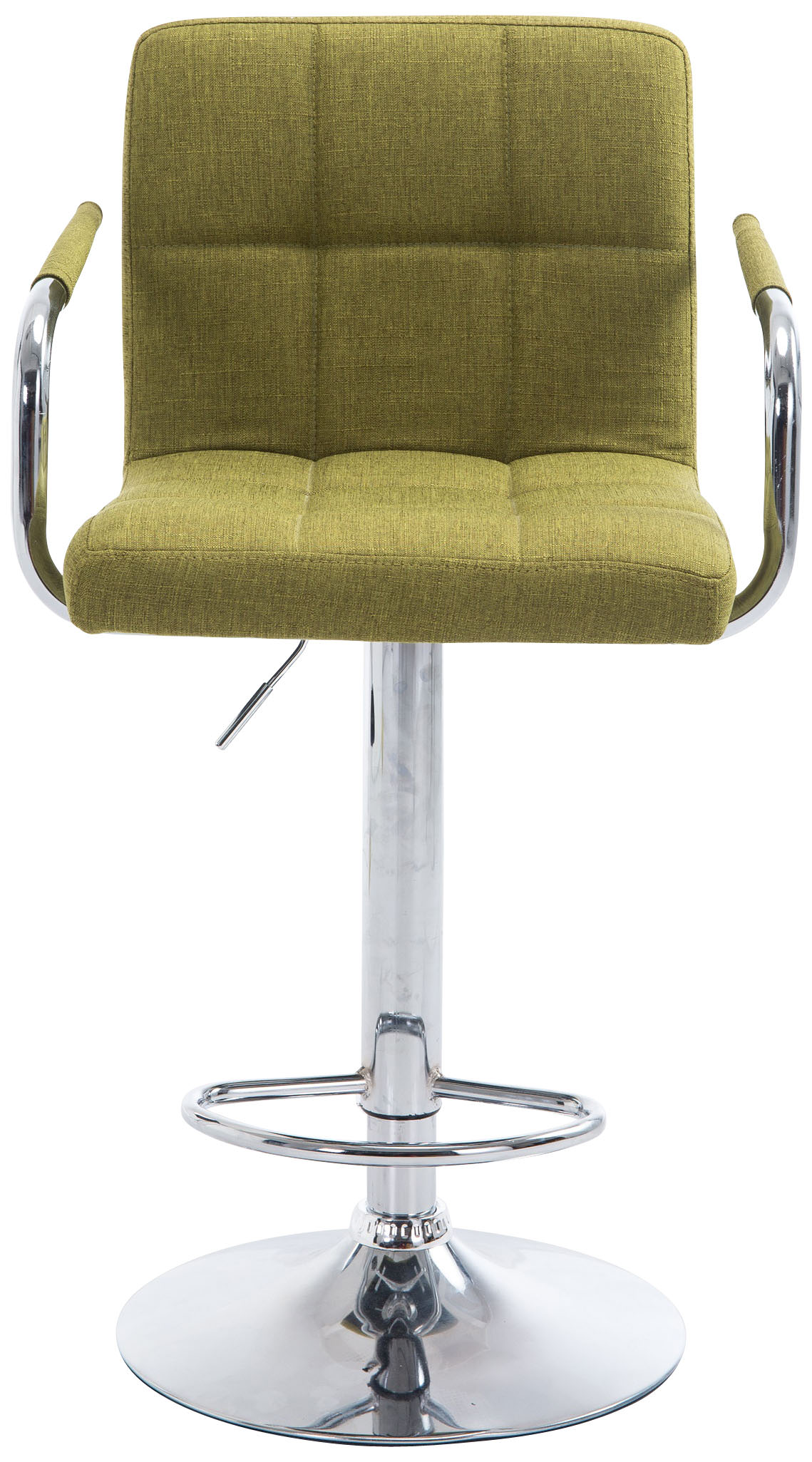 Tabouret de bar Lucy V2 en Tissu et piètement en Métal