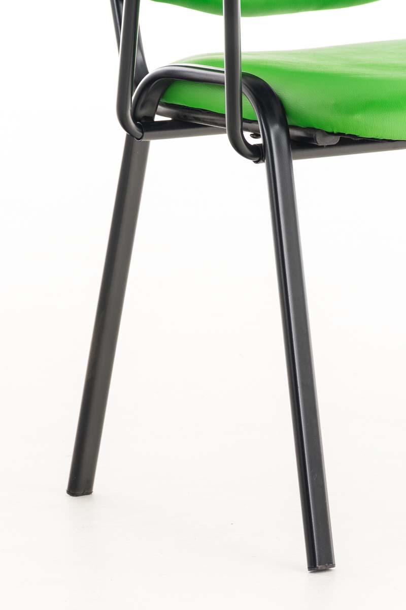 Chaise Ken en similicuir avec tablette rabattable