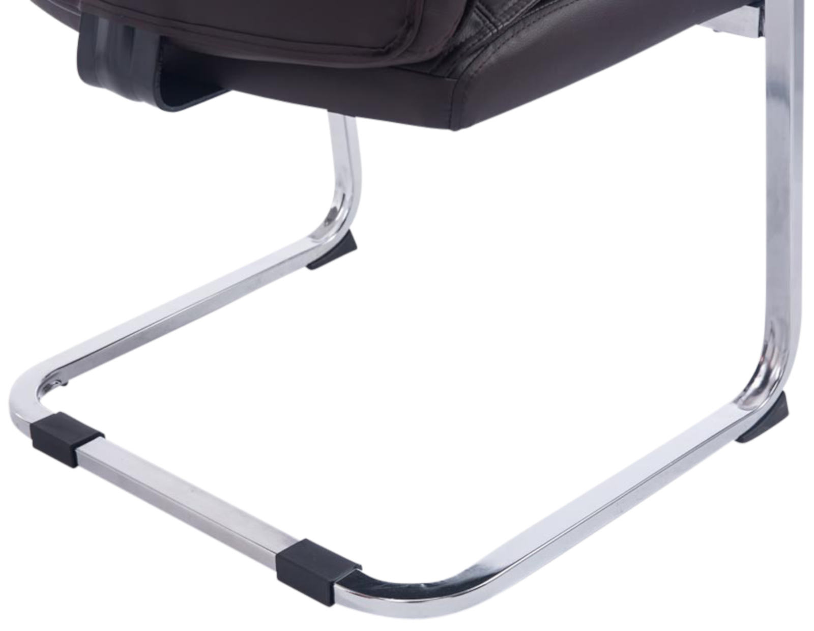 Lot de 2 Chaises Cantilever XXL Anubis en Similicuir avec accoudoirs