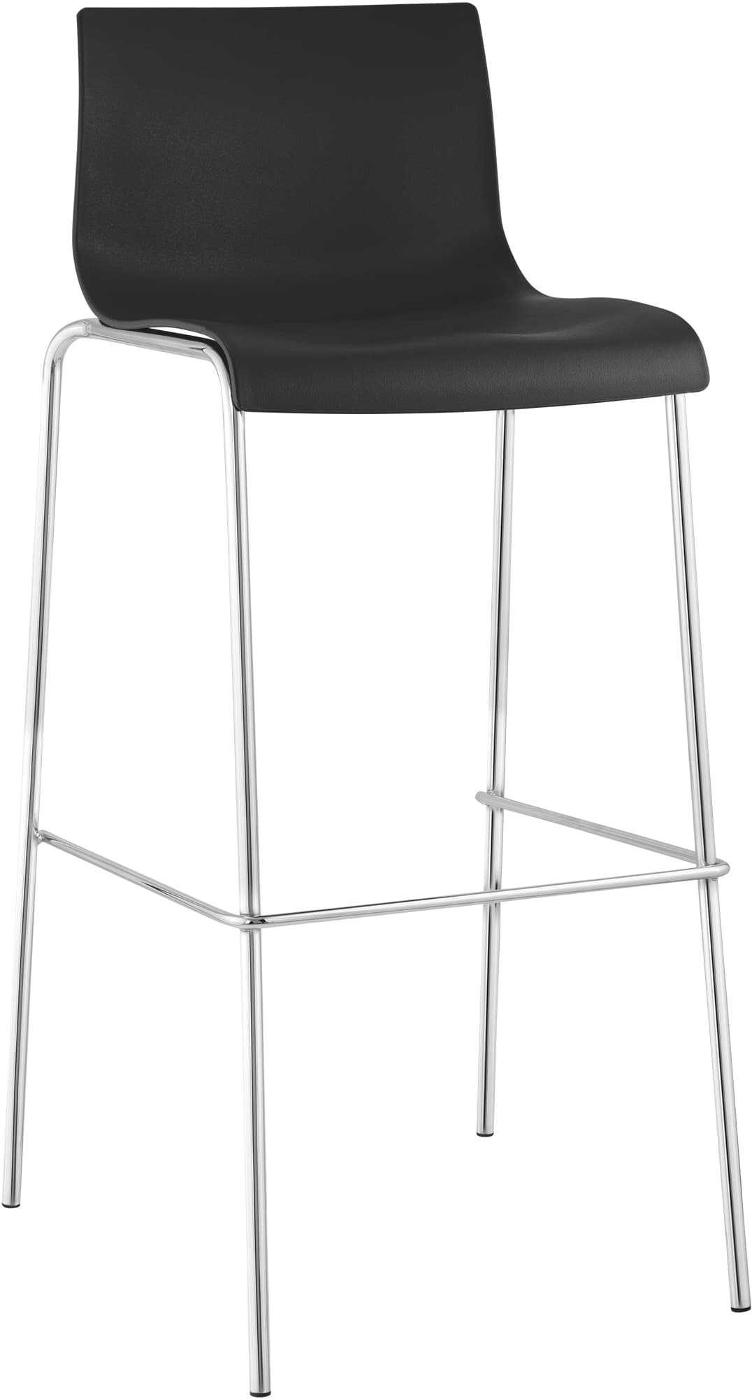 Tabouret de Bar Hover Plastique Cadre à 4 Pieds