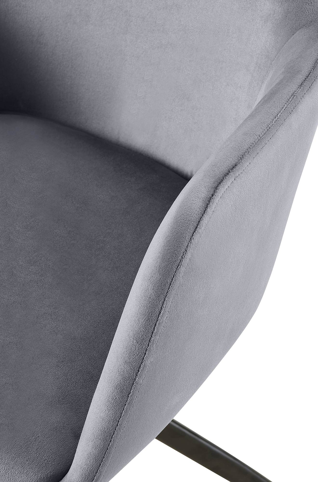 Chaise de salle à manger Olema velours