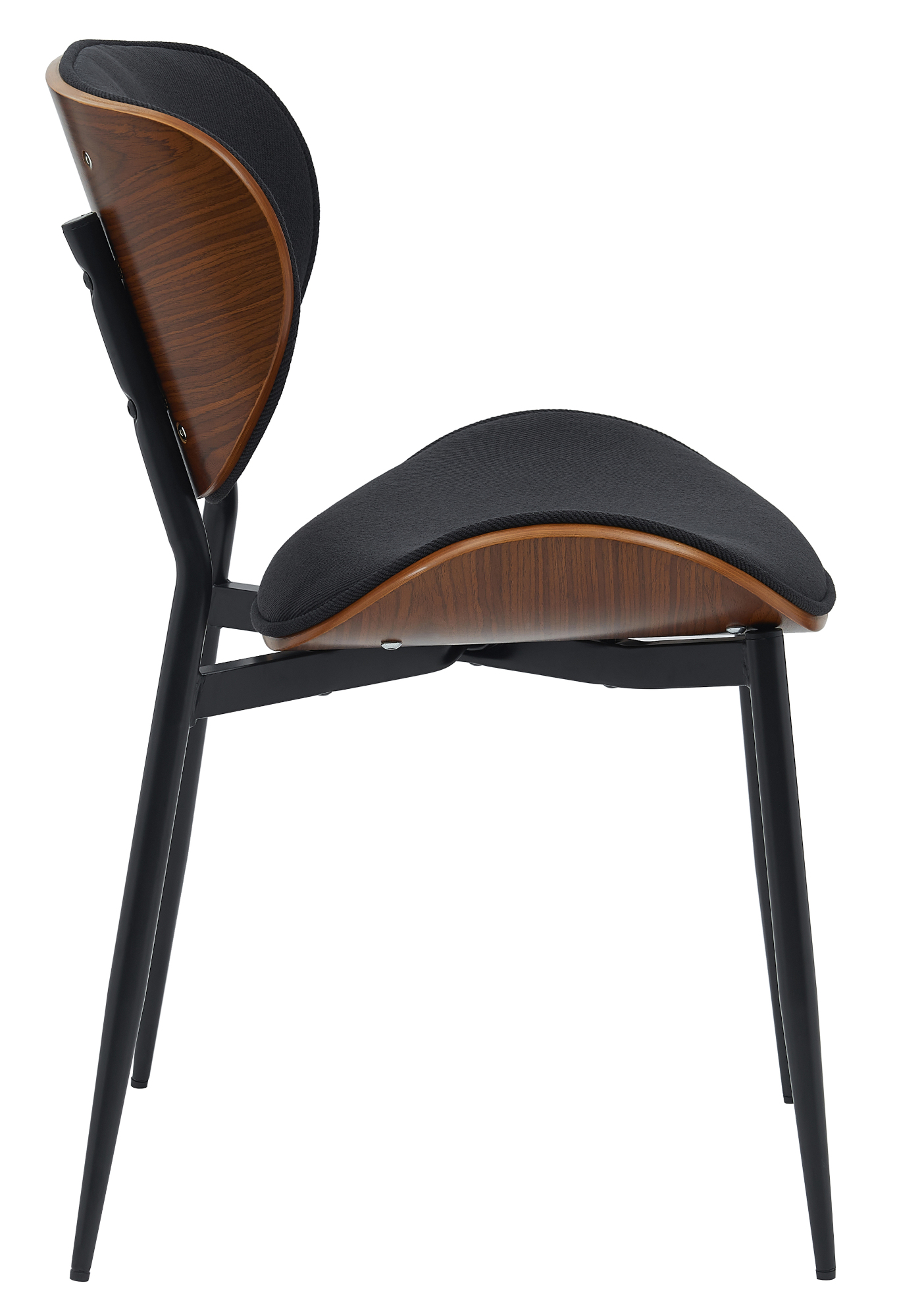 Lot de 2 chaises visiteurs Enid en similicuir ou en tissu