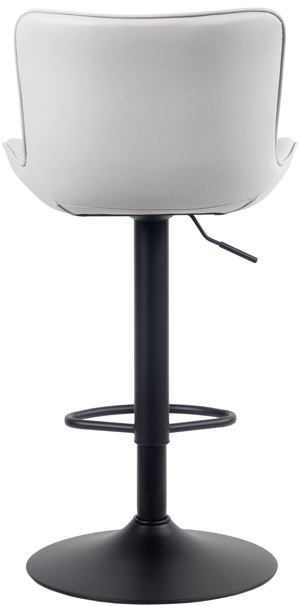 Tabouret de bar Linus Pied en Métal Hauteur réglable Siège pivotant