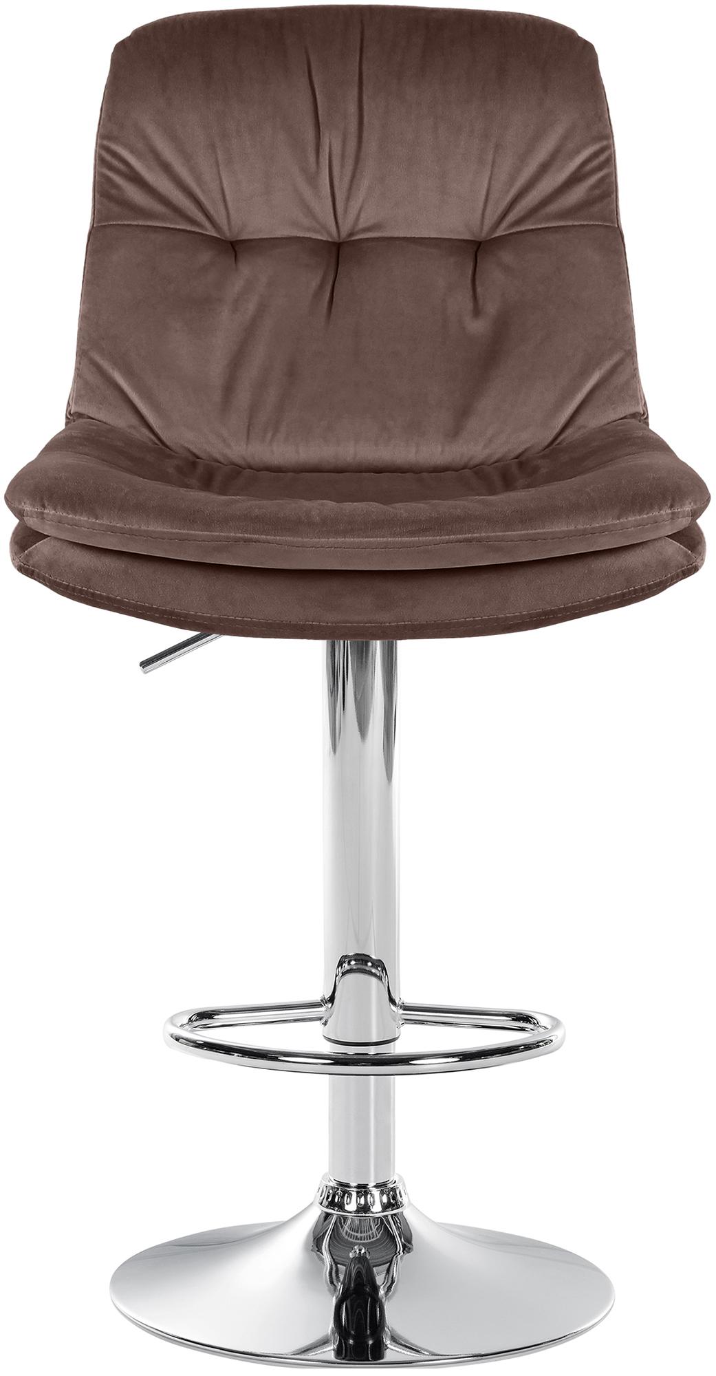 Tabouret de bar Laurel velours