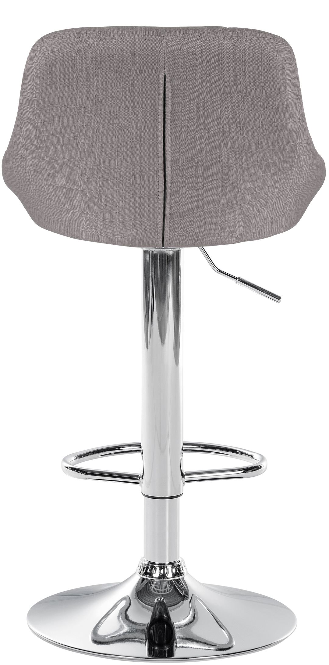 Tabouret de bar Lazio en Tissu Hauteur réglable siège pivotant