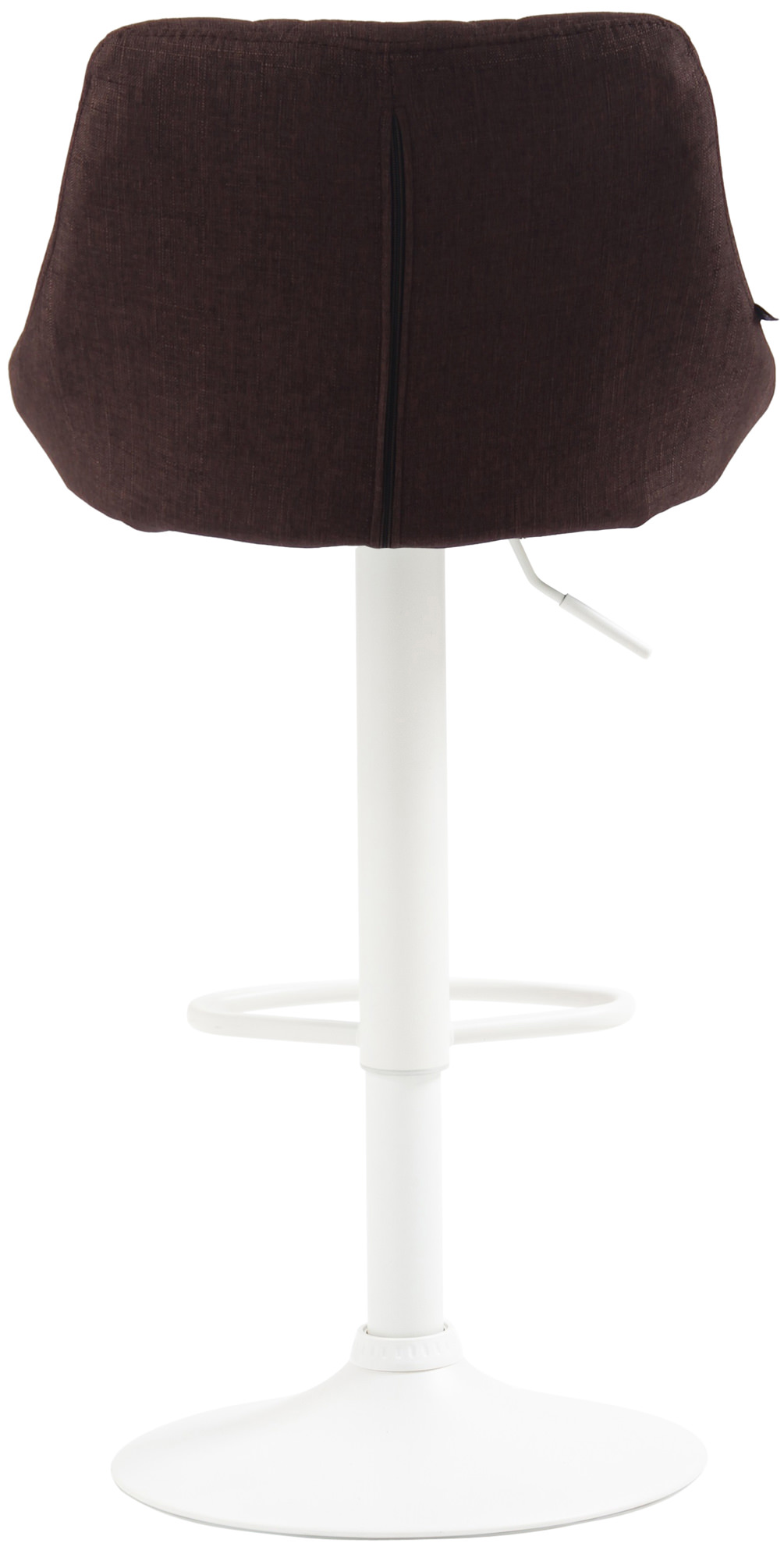 Tabouret de bar Lazio en Tissu Hauteur réglable siège pivotant