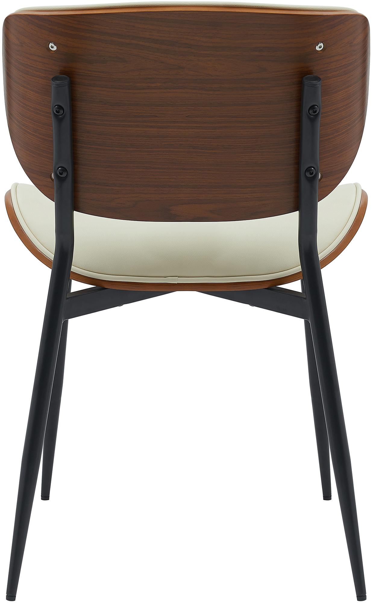 Chaise Enid habillée de similicuir ou de tissu
