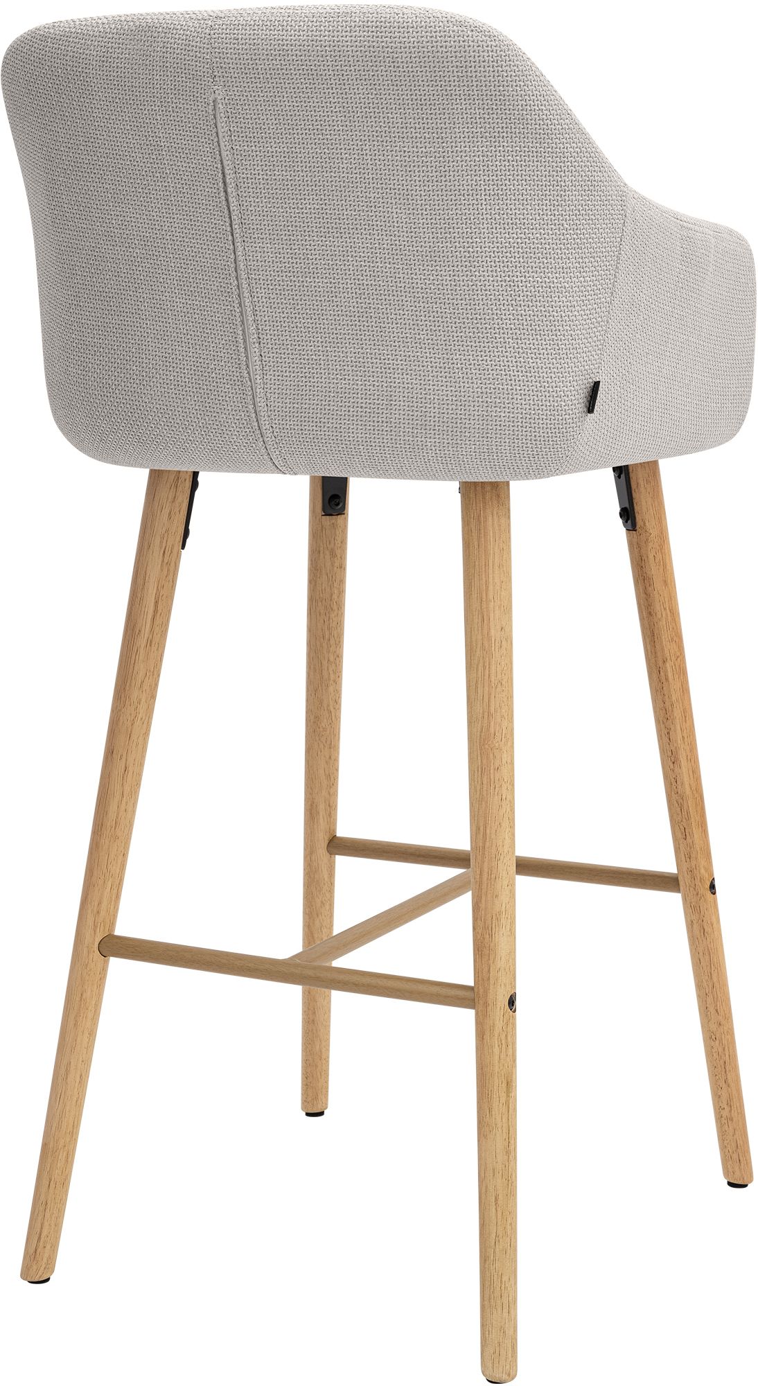 Tabouret de bar Ando tissu