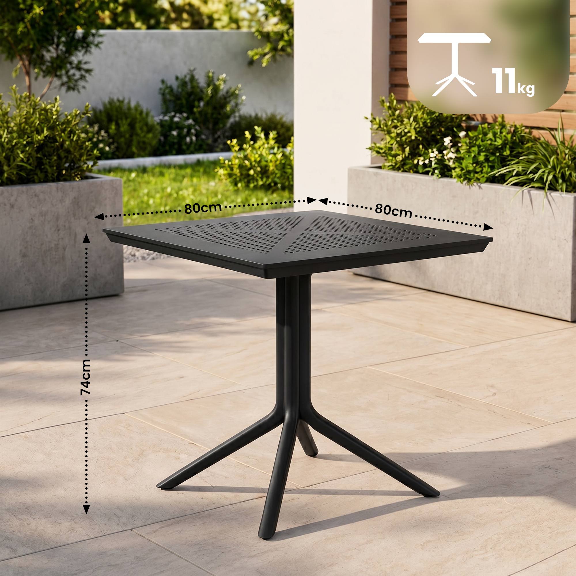 Table Lenval 80x80 cm