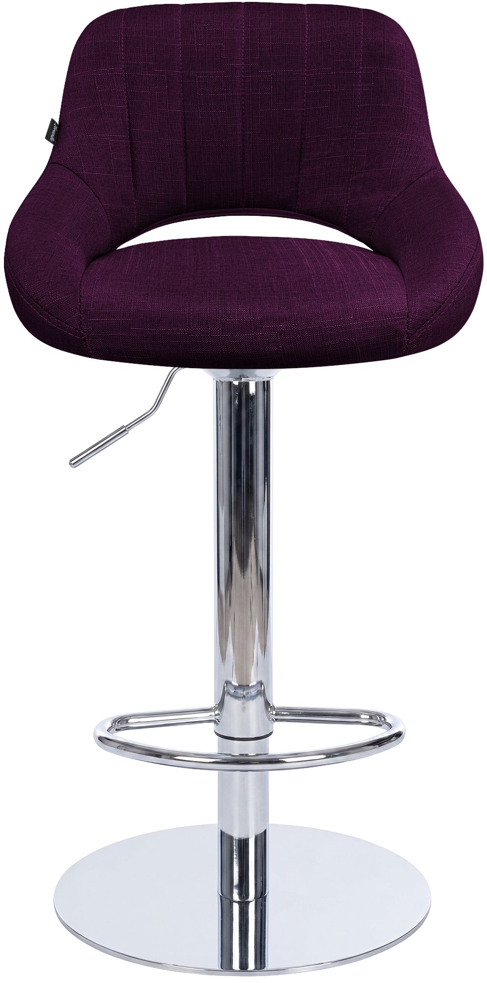 Lot de 2 tabourets de bar Milet chromés avec socles extra lourds