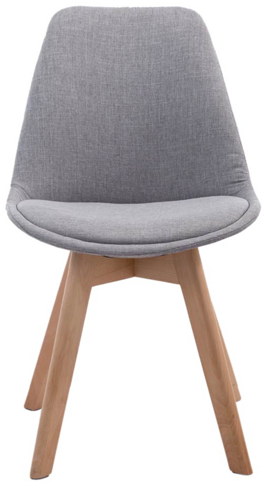 Lot de 4 chaises de salle à manger Borneo V2 en Tissu