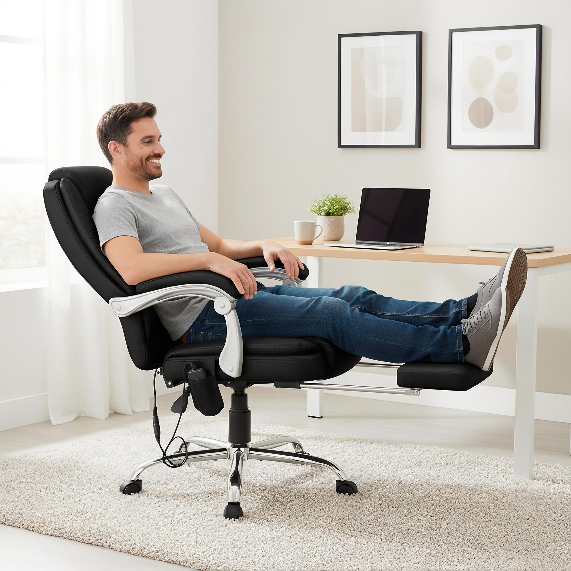 Chaise de bureau Rubia avec fonction massage