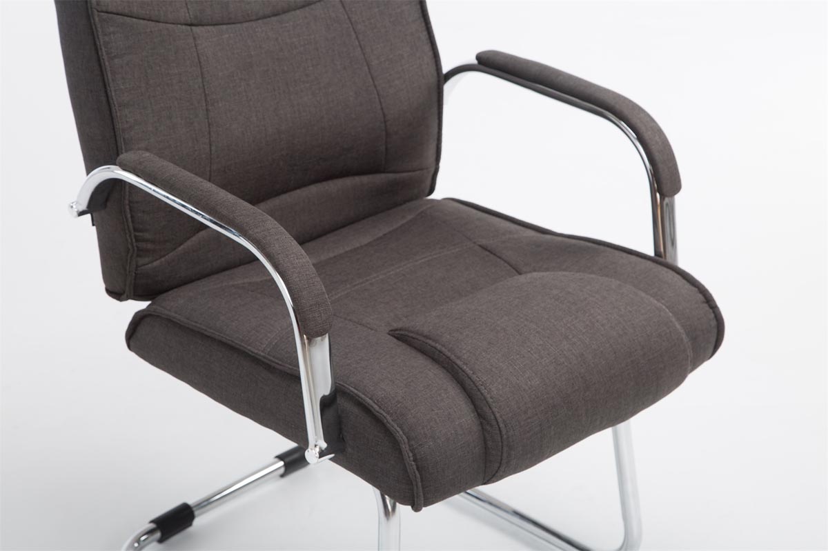 Chaise visiteur Attila tissu
