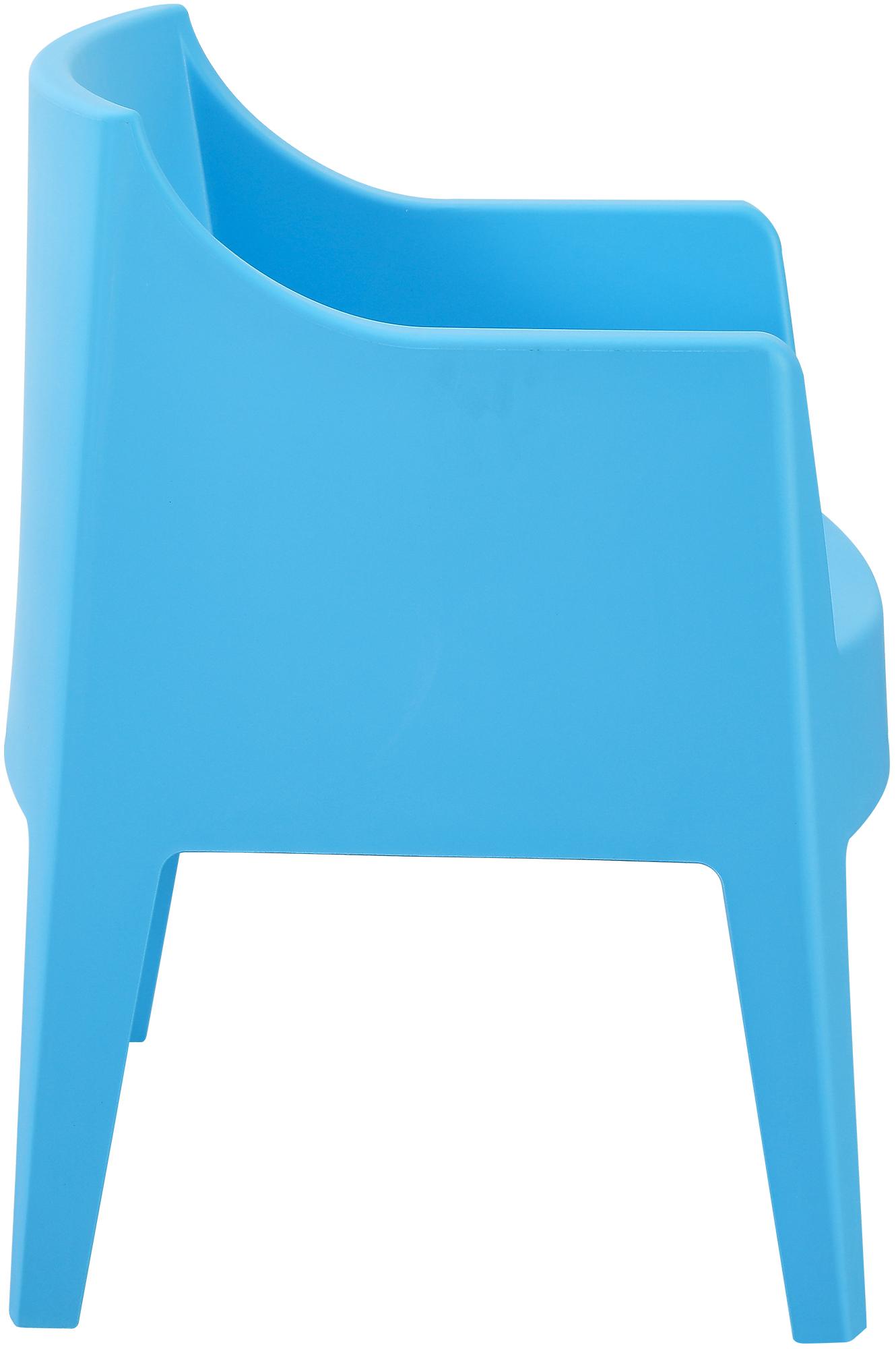 Ensemble de 4 chaises de jardin Bartal