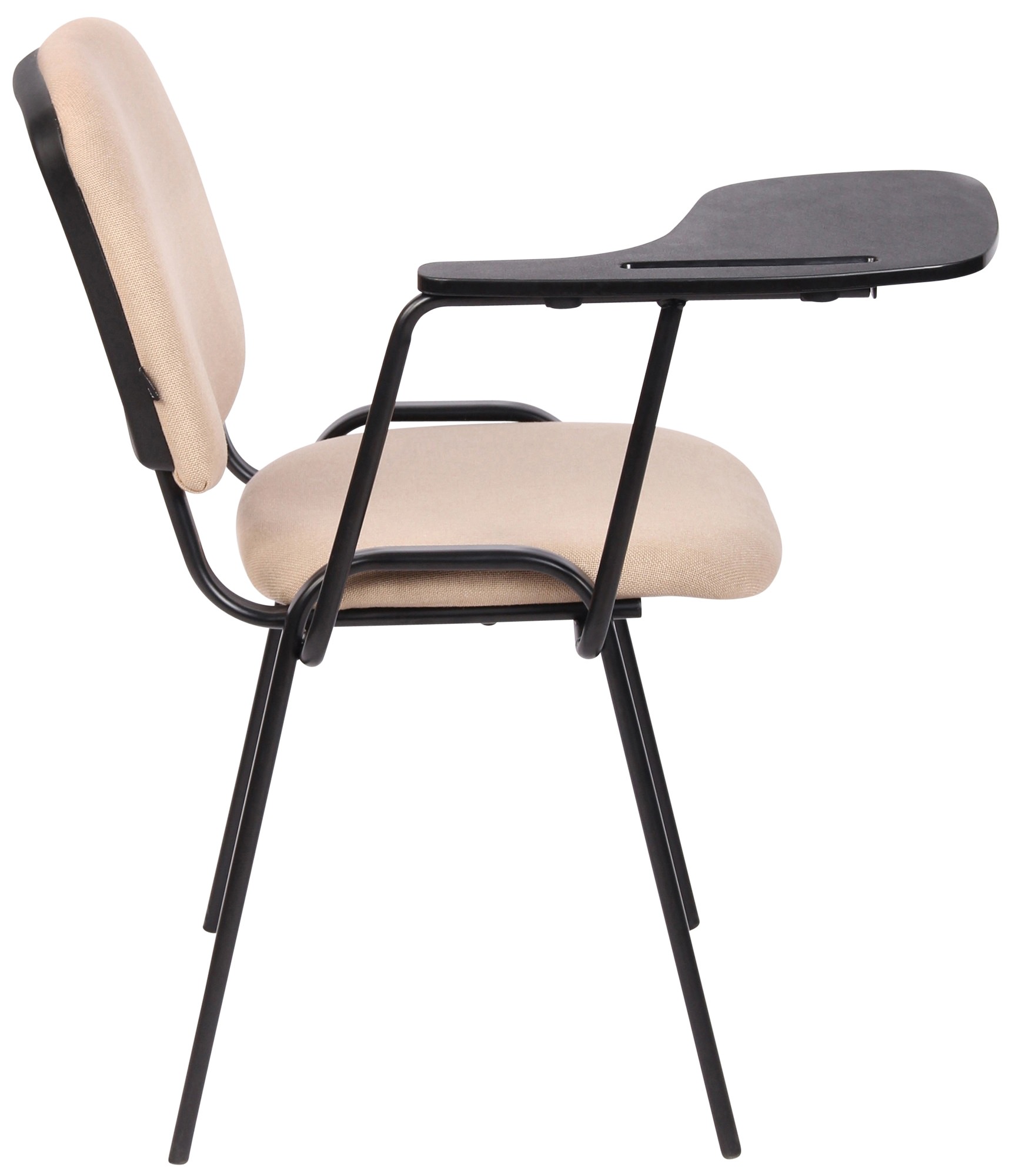 Lot de 4 Chaises Ken en tissu avec tablette rabattable
