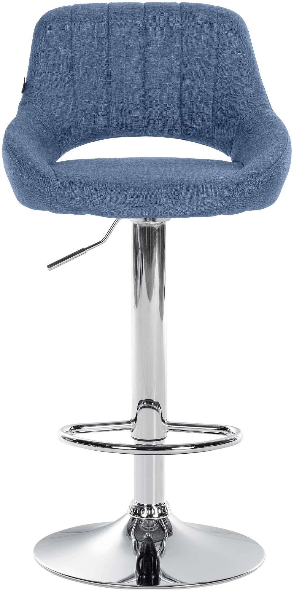 Lot de 2 tabourets de bar Milet en tissu