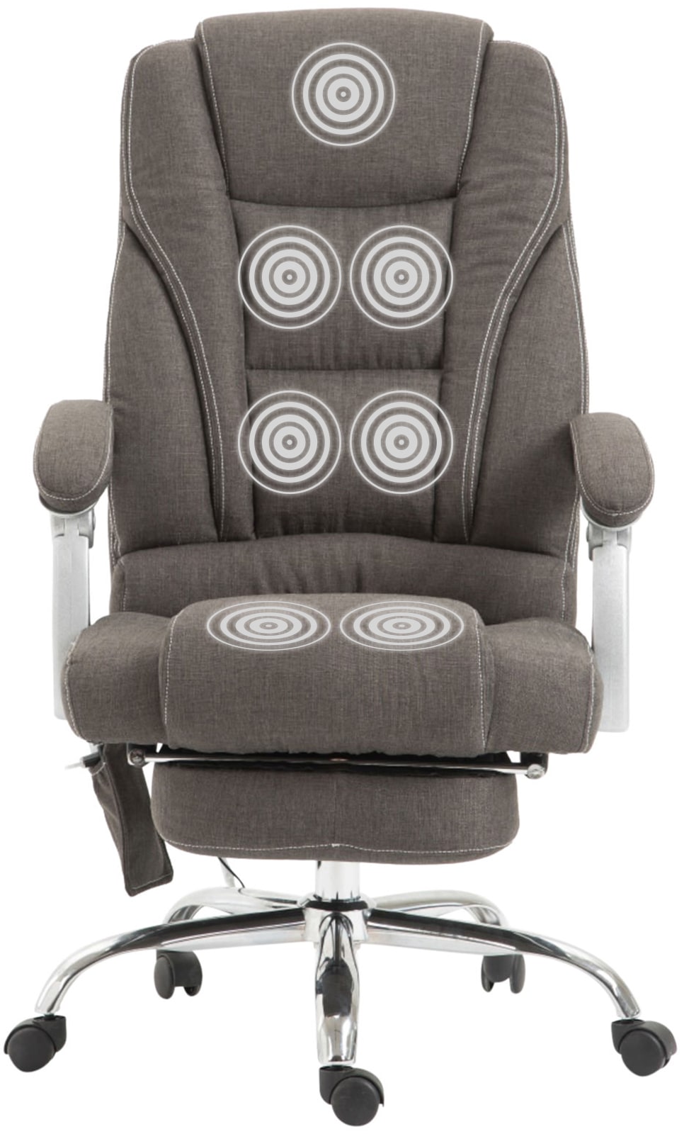 Fauteuil de bureau Pacific avec fonction massage tissu