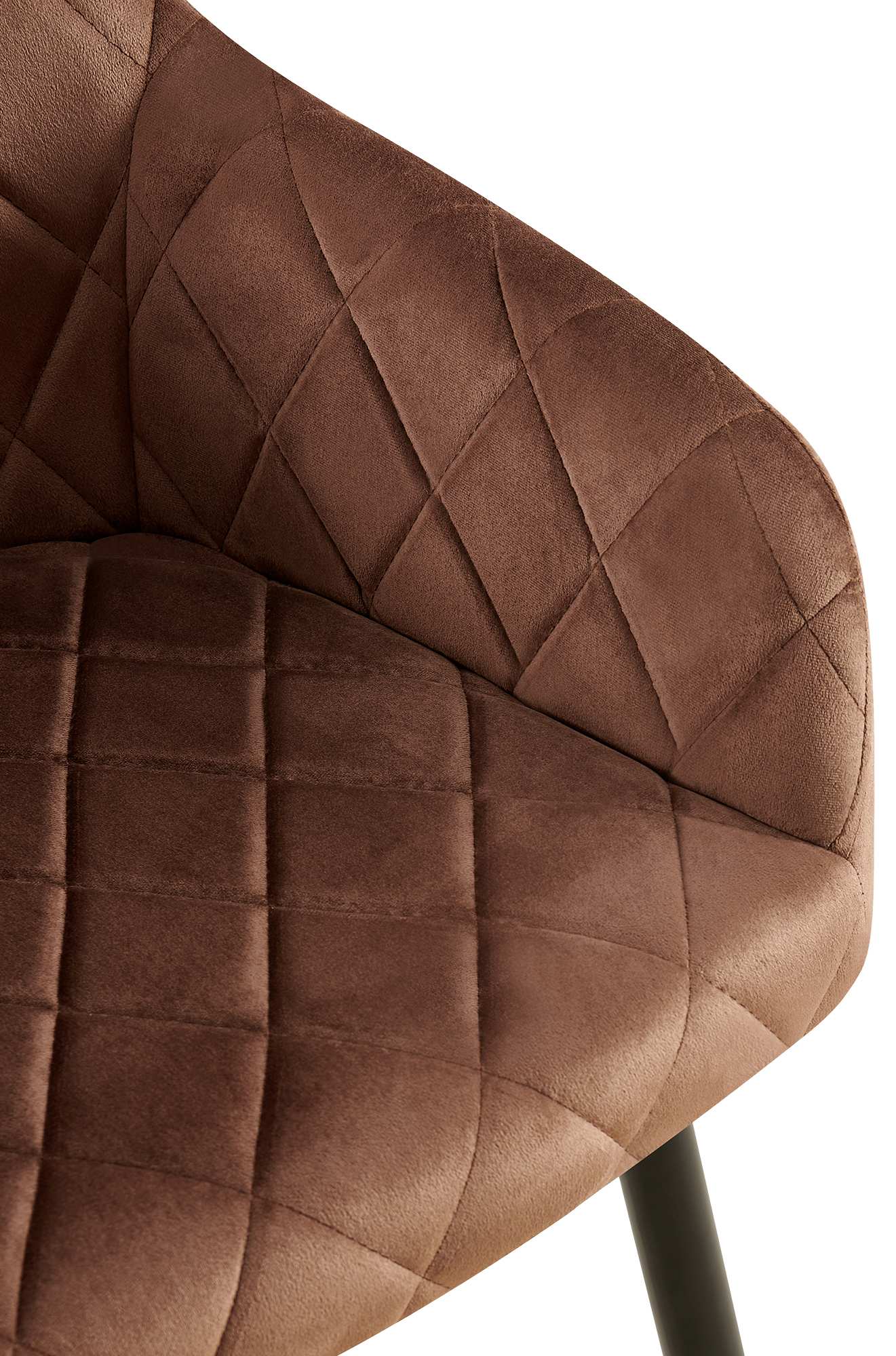 Chaise de salle à manger Monett Velours