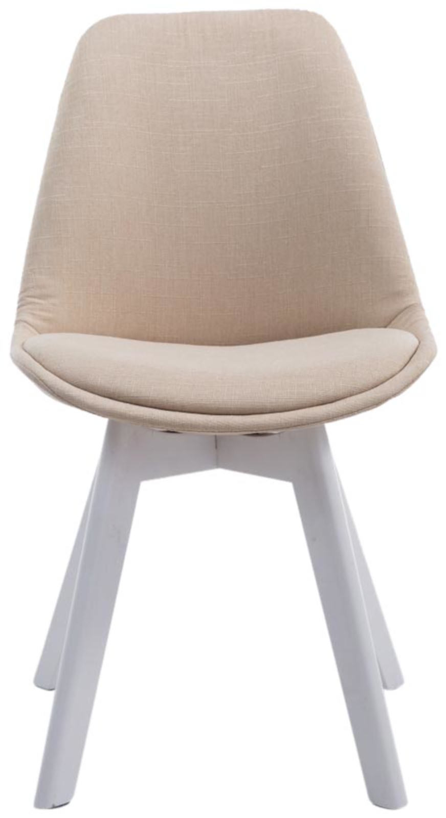 Lot de 4 chaises de salle à manger Borneo V2 en Tissu