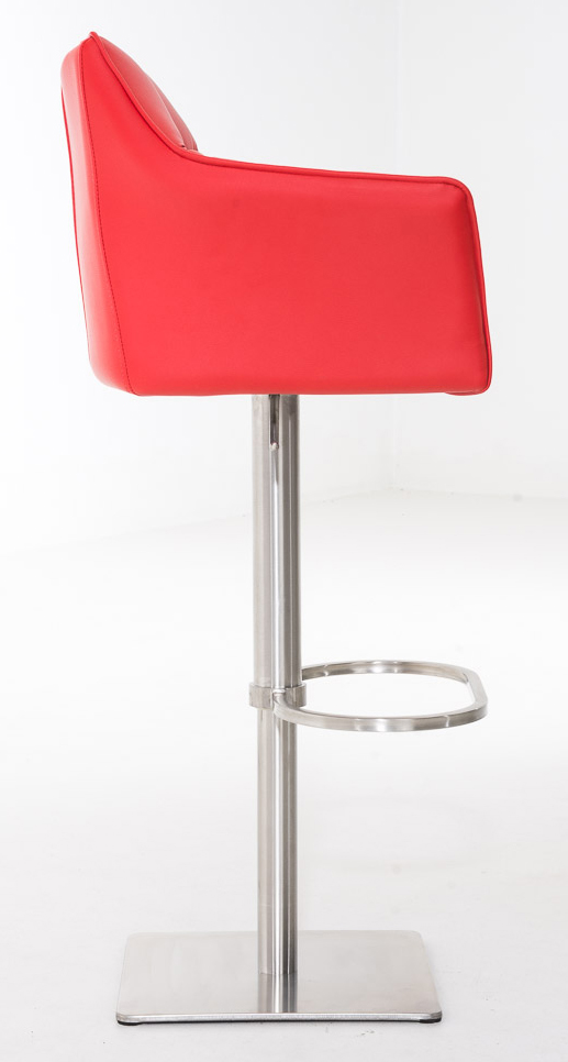 Lot de 2 tabourets de bar Damaso en similicuir