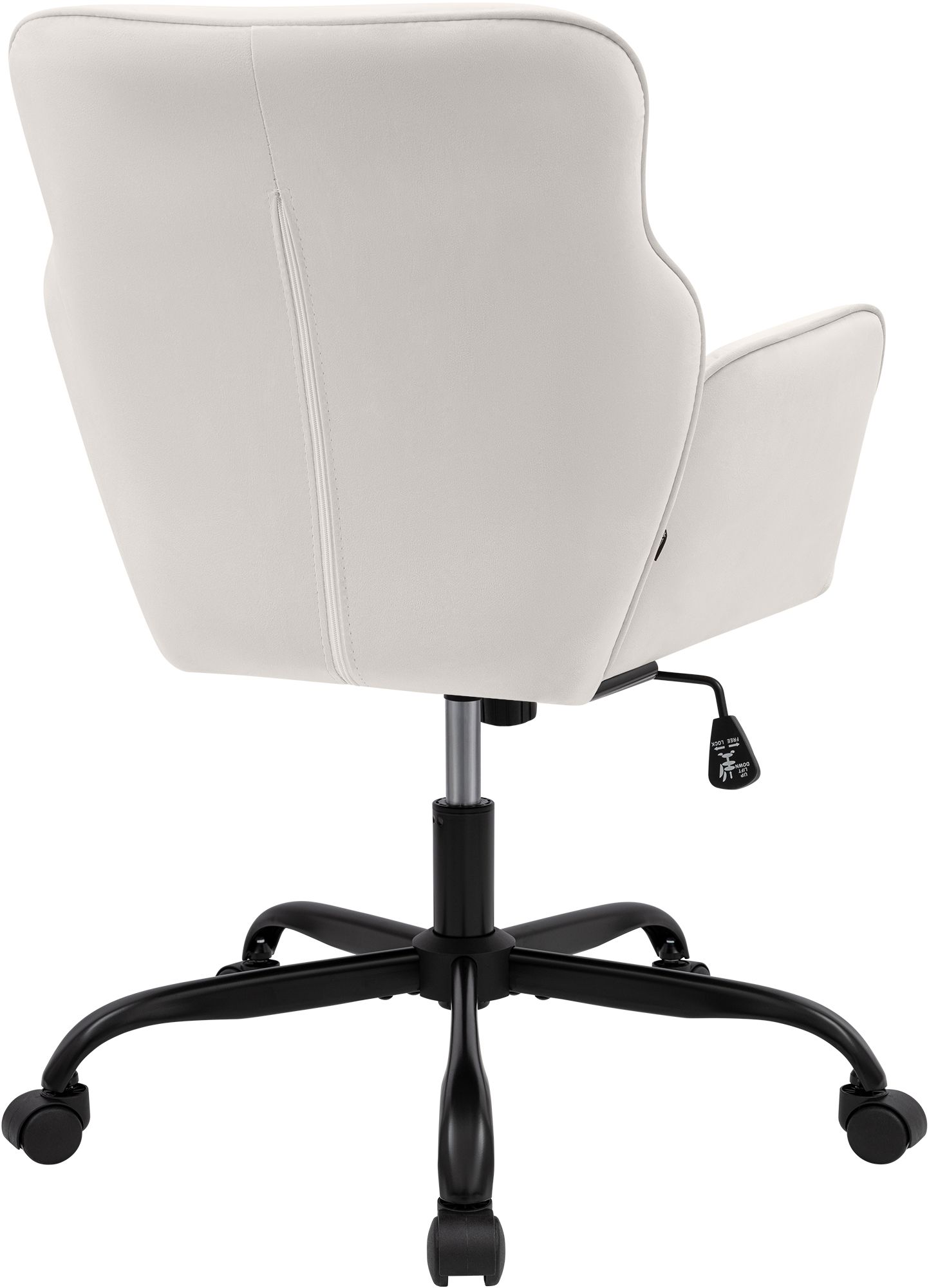 Chaise de bureau Amado velours