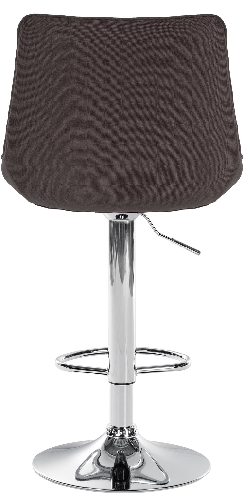 Tabouret de bar Toni en Tissu Pied trompette en Métal