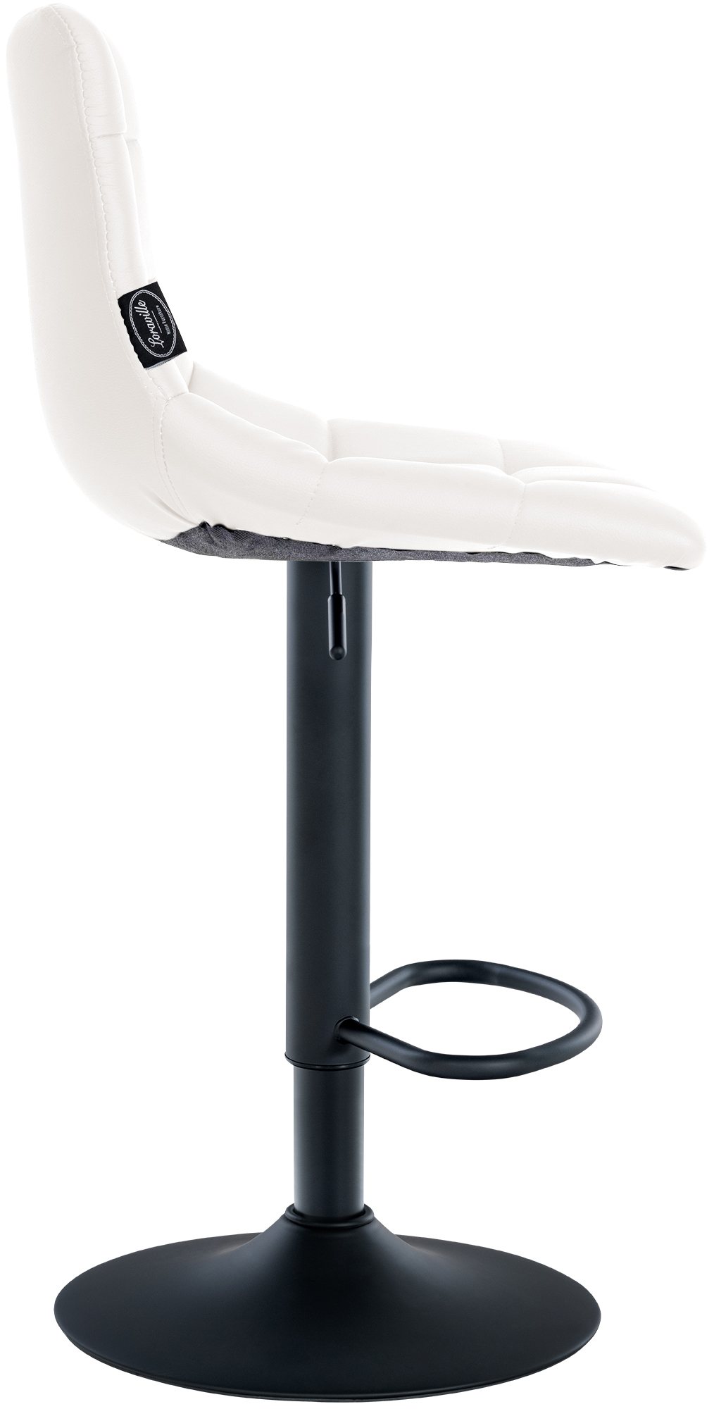 Lot de 2 tabourets de bar Jerry en similicuir