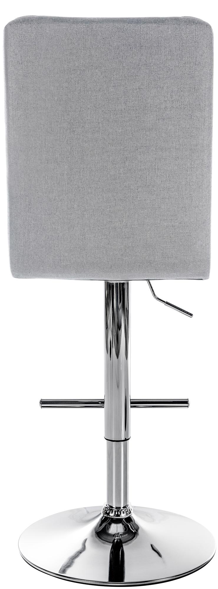 Tabouret de bar Peking en tissu réglable et pivotant