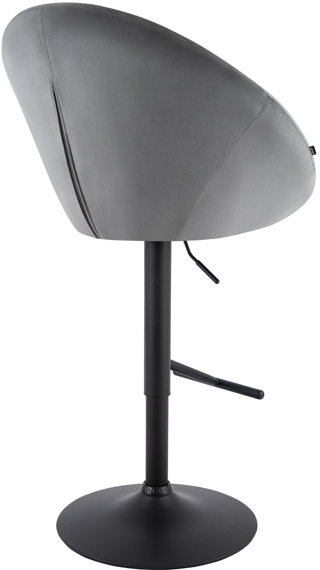 Tabouret de bar London en velours