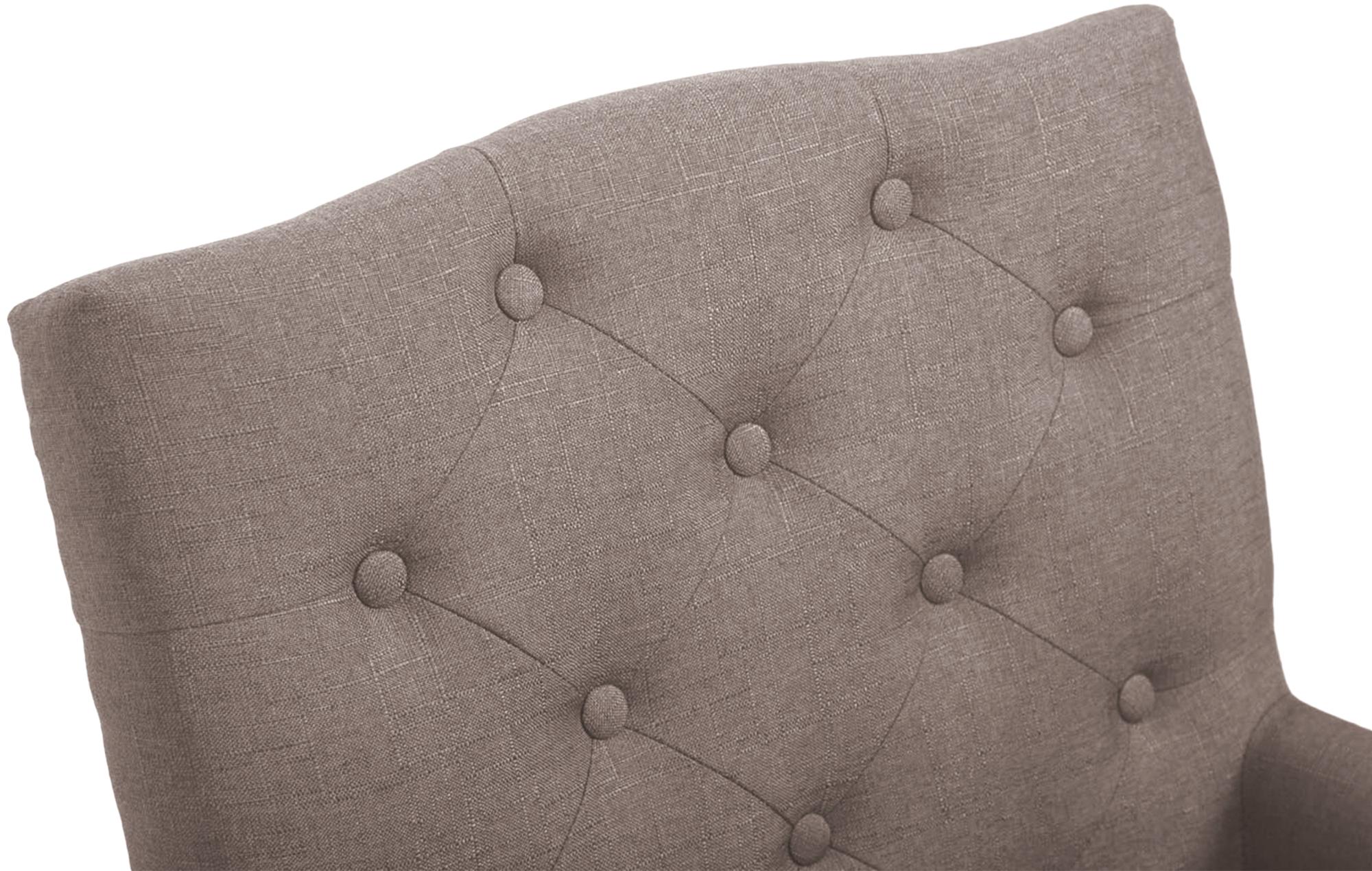 Chaise de salle à manger Sugar de style Chesterfield