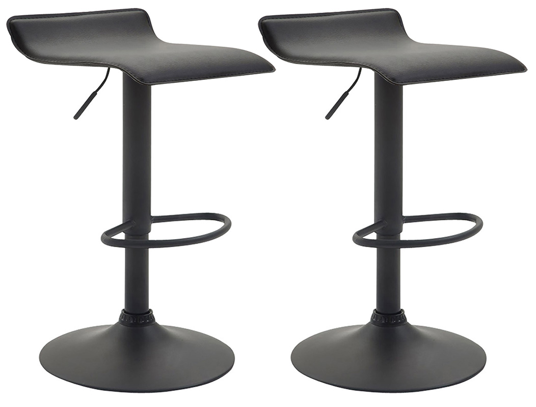 Lot de 2 tabourets de bar Dyn V2 Similicuir