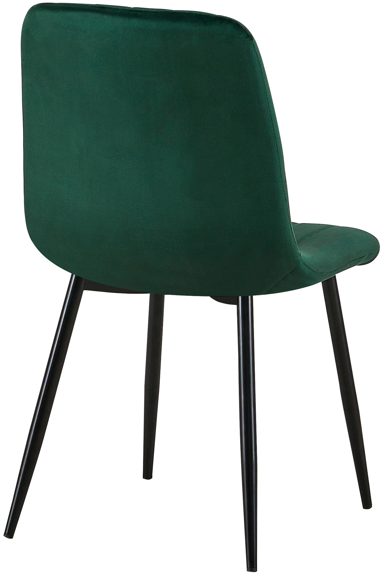 Lot de 4 Chaises de salle à manger Dijon avec Piètement en métal noir