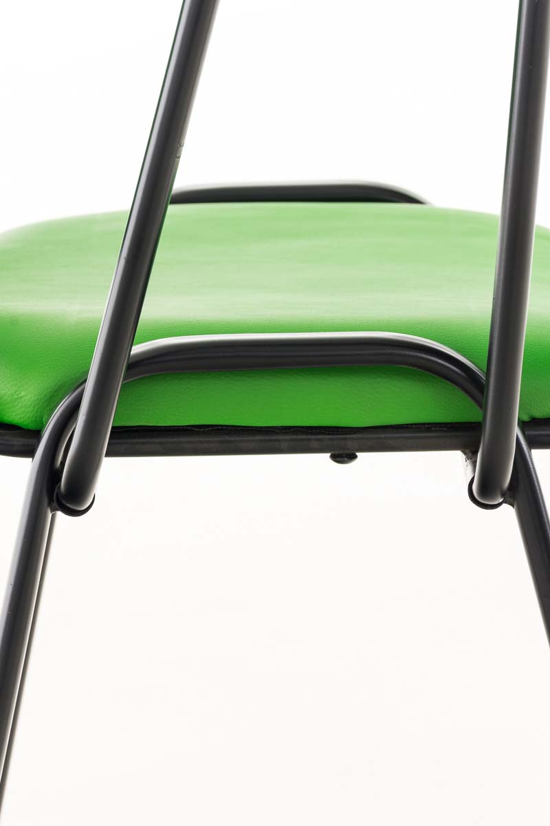 Chaise Ken en similicuir avec tablette rabattable
