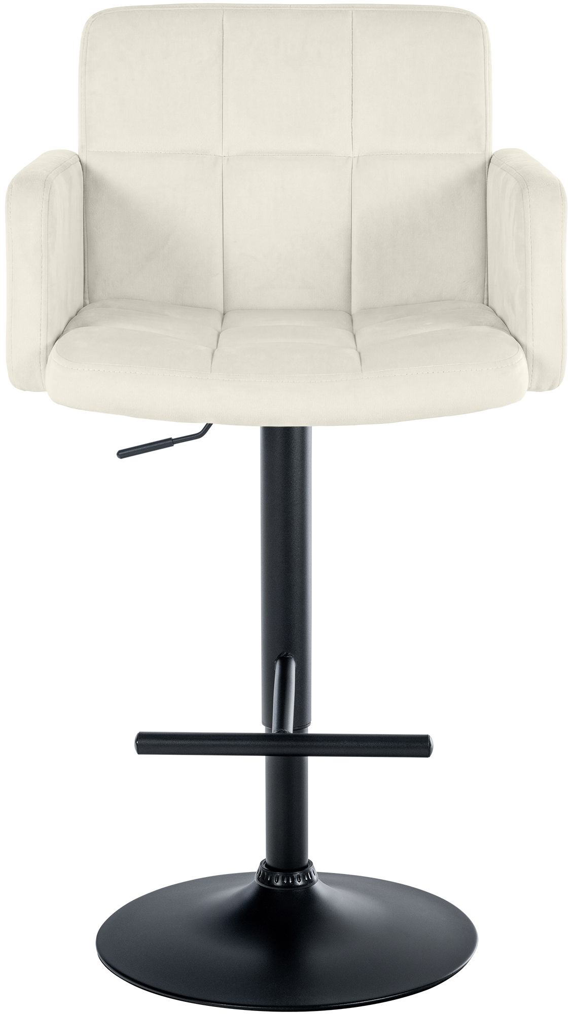 Lot de 2 tabourets de bar Los Angeles velours