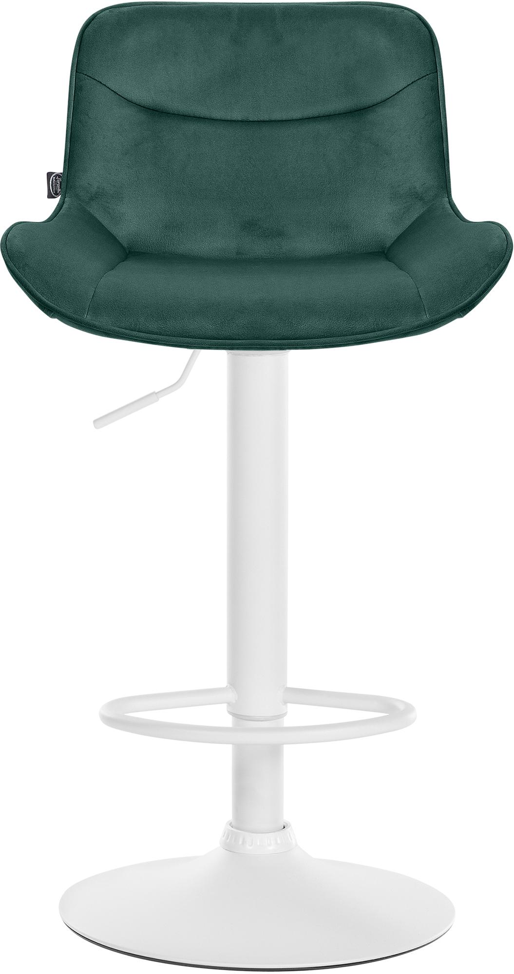 Tabouret de bar Vonore velours