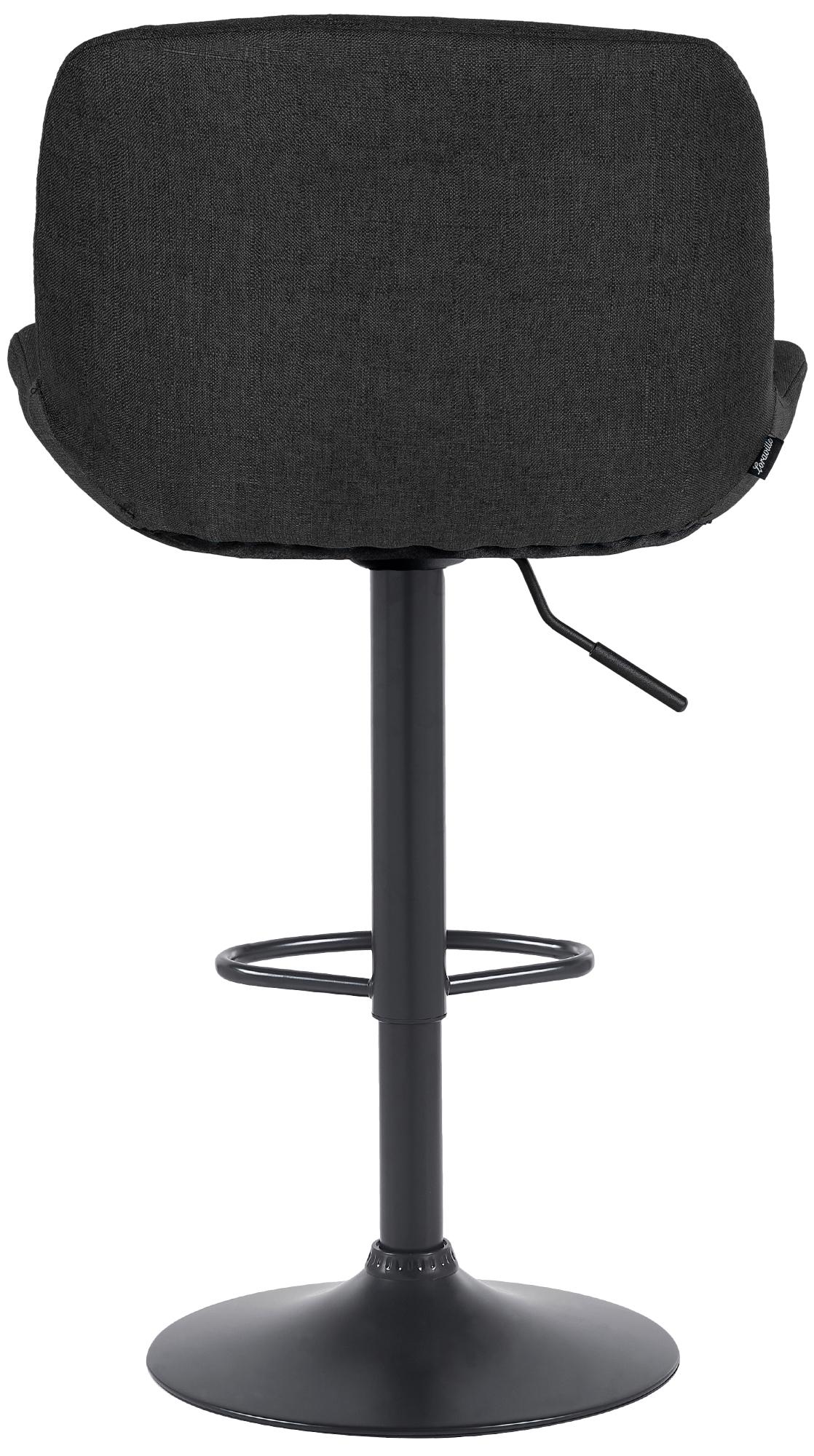Lot de 2 tabourets de bar Solon noir