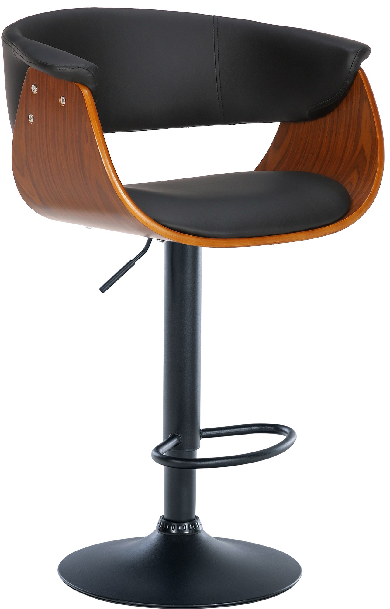 Tabouret de bar Vestal avec Coque en bois réglable pivotant