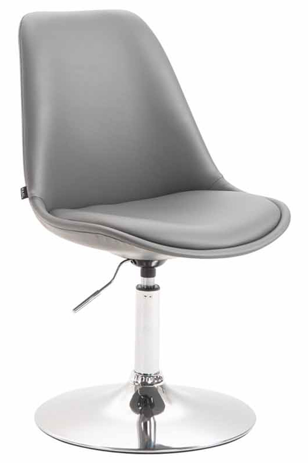 Chaise de salle à manger Maverick en similicuir avec pied trompette