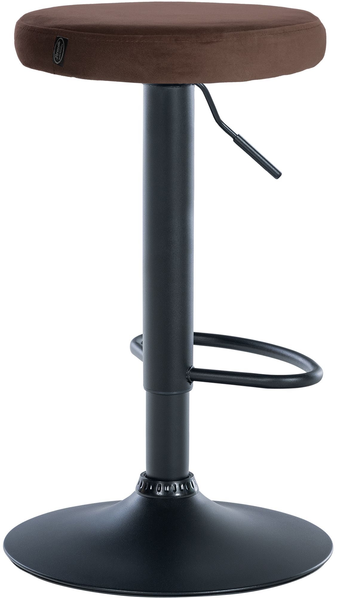 Tabouret de bar Ponte revêtement velours