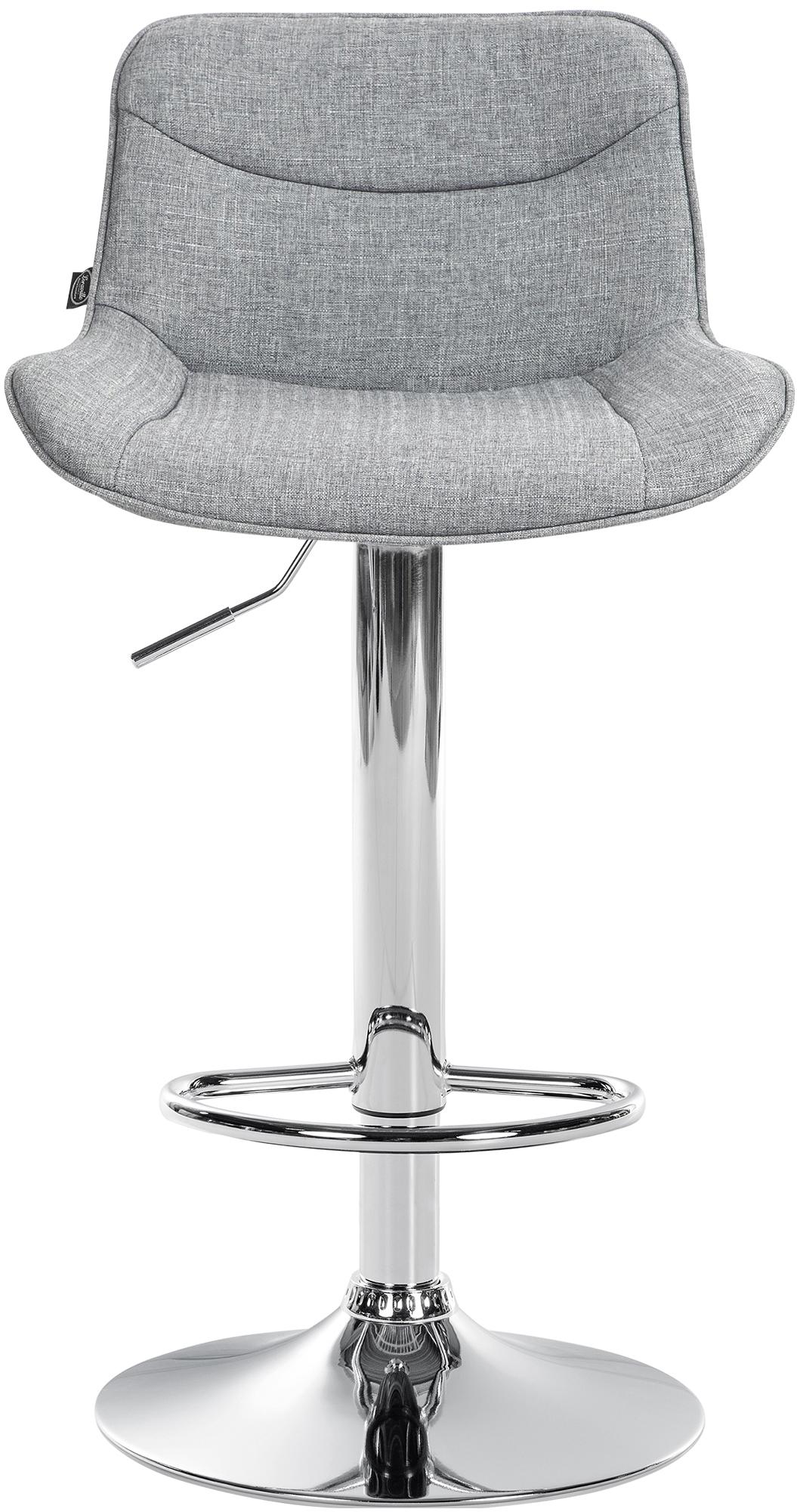 Lot de 2 tabourets de bar Vonore tissu