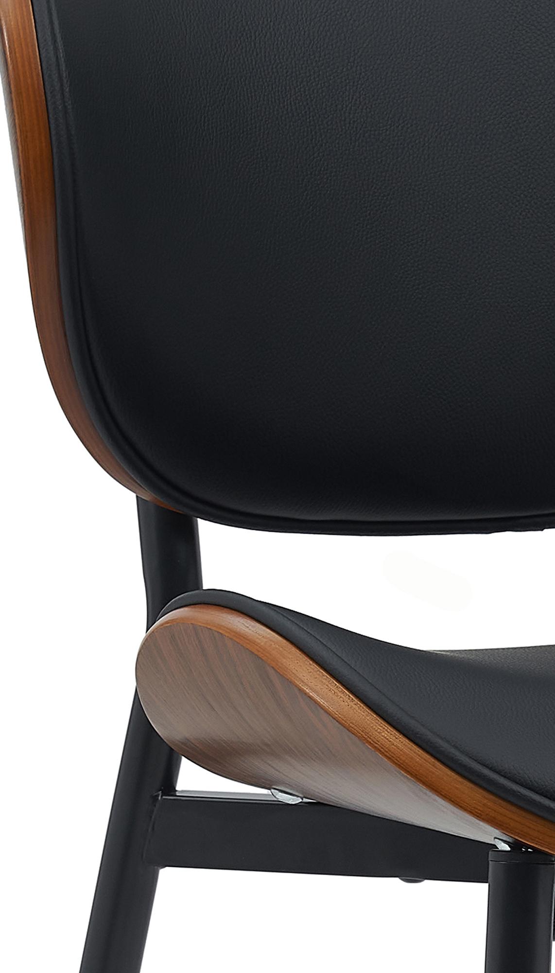 Chaise Enid habillée de similicuir ou de tissu